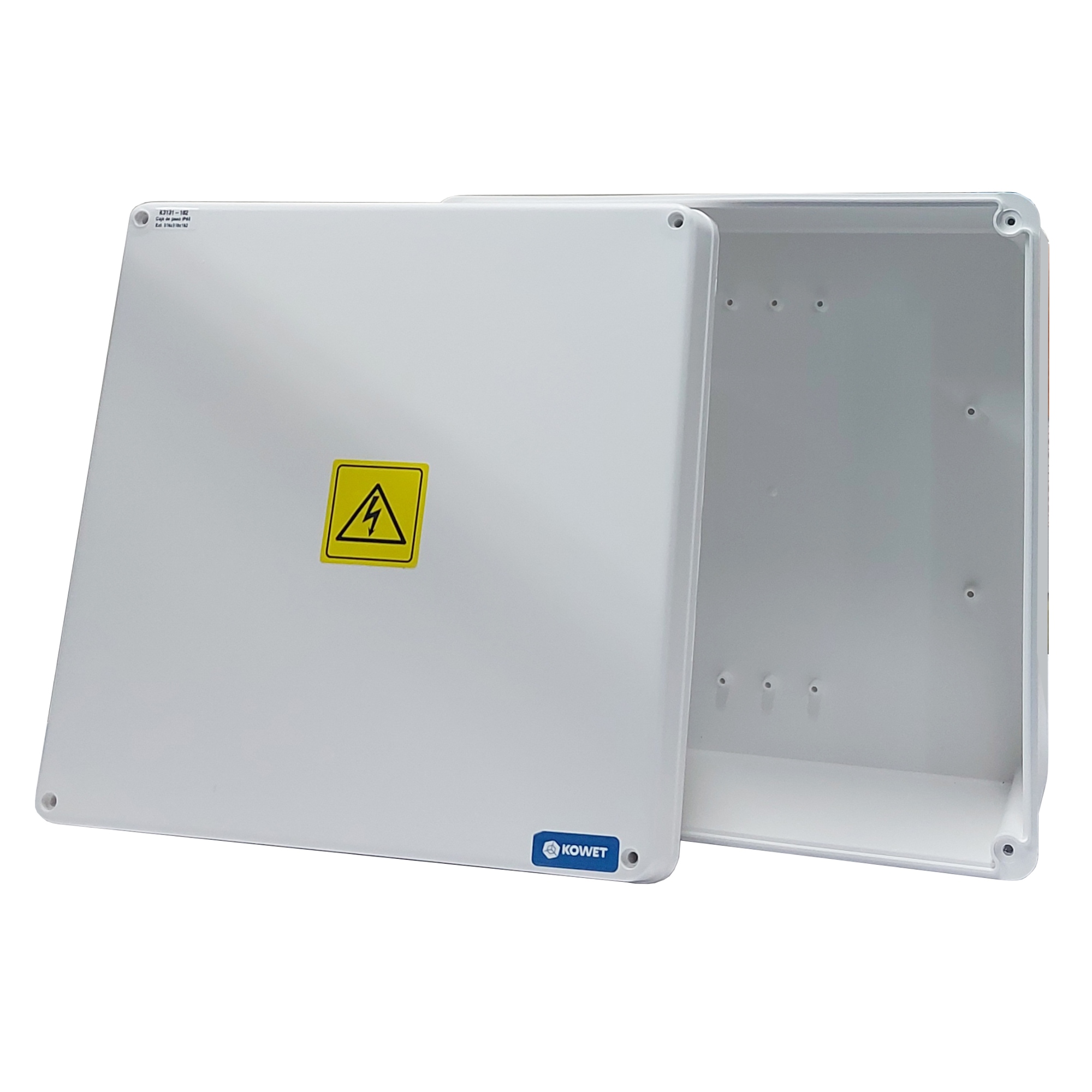 Caja de Paso Plástica IP65 316x316x114mm KOWET - Ingecom Eléctricos SAS