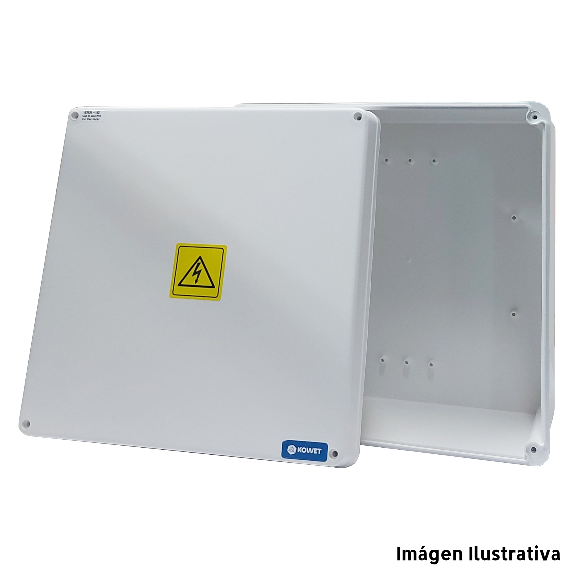 Caja de Paso Plástica IP65 400x300x116mm KOWET - Ingecom Eléctricos SAS