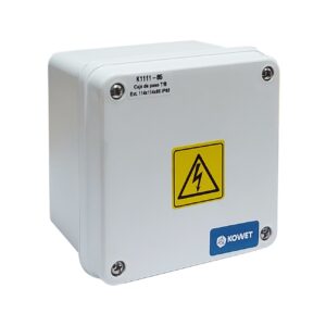 Caja de Paso Plástica IP65 114x114x107mm KOWET - Ingecom Eléctricos SAS
