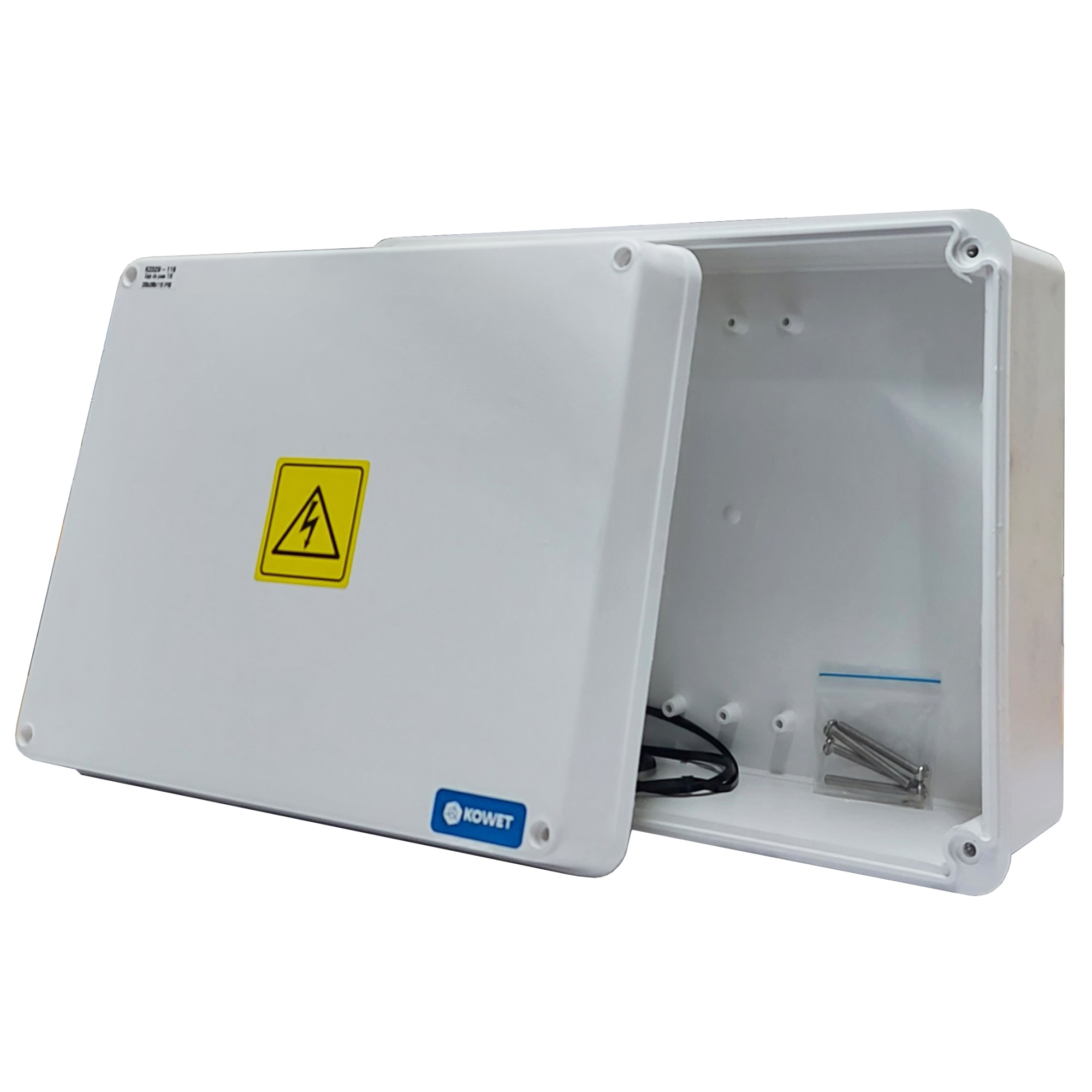 Caja de Paso Plástica IP65 230x295x132mm KOWET - Ingecom Eléctricos SAS