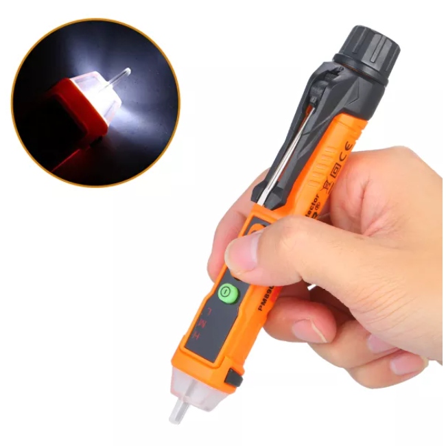 Detector de Voltaje Sin Contacto 12-1000V AC PeakMeter - Ingecom Eléctricos SAS
