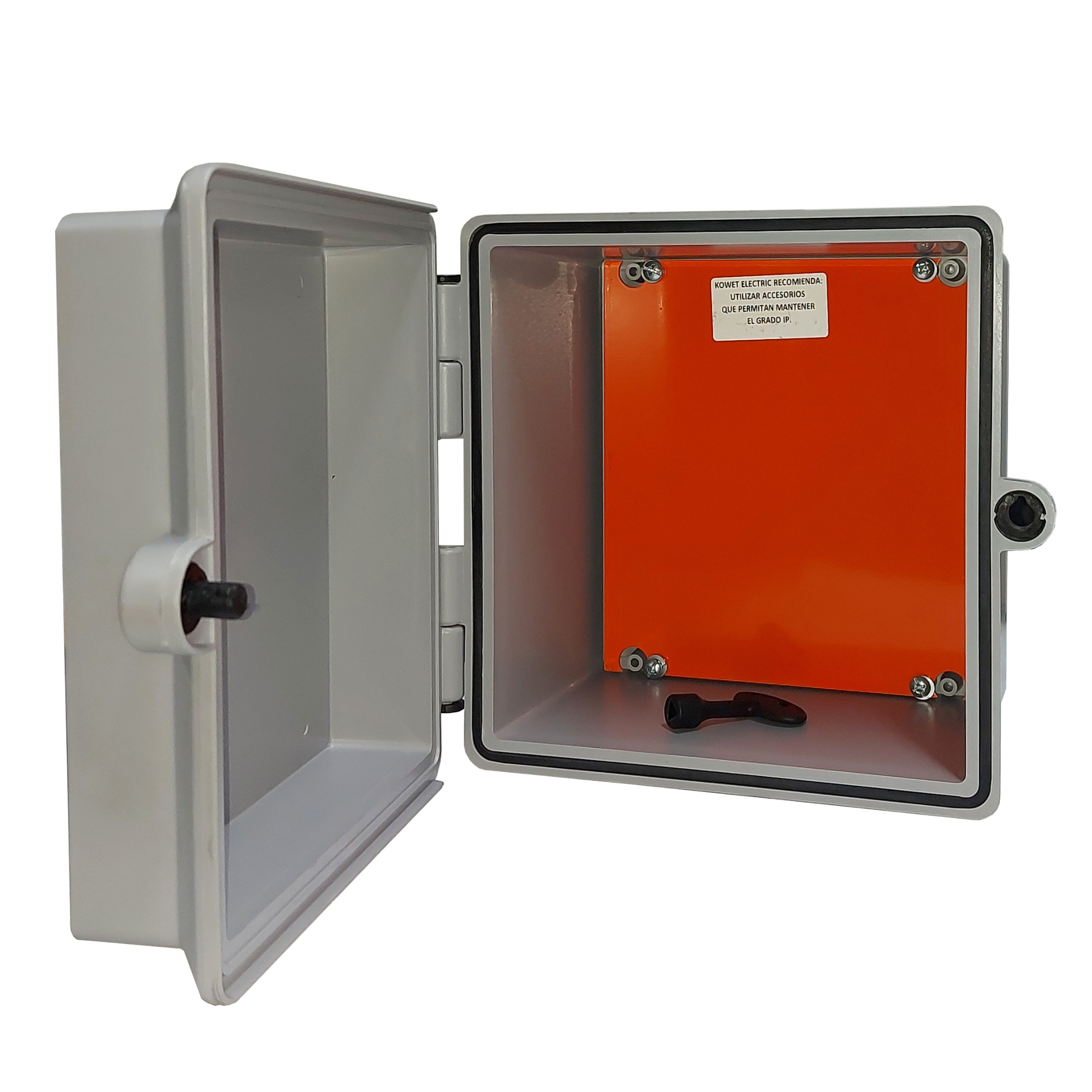 Gabinete Plástico IP65 244x254x156mm KOWET - Ingecom Eléctricos SAS