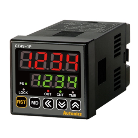 Contador / Temporizador 4 Dígitos | Salida Relé | 48x48mm | 110-220V AC Autonics