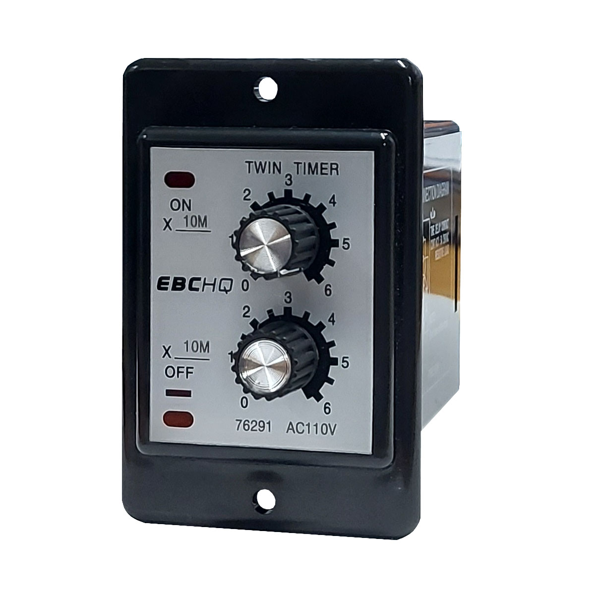 Temporizador Análogo Doble 60 min 110V AC | EBCHQ - Ingecom Eléctricos SAS