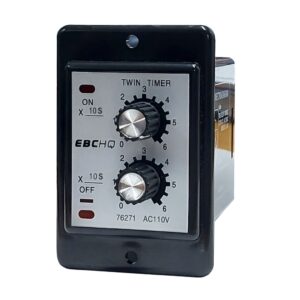 Temporizador Análogo Doble 60s 110V AC | EBCHQ - Ingecom Eléctricos SAS