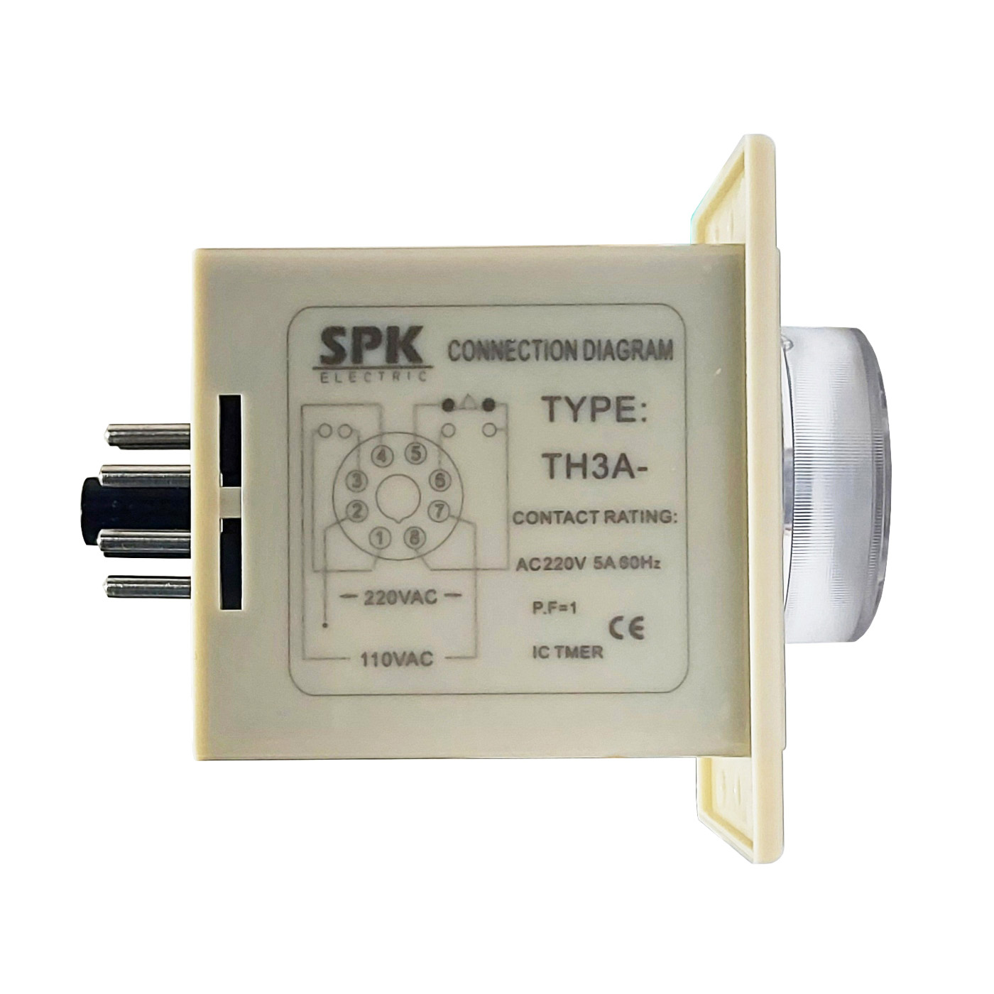 Temporizador Análogo 30 Segundos SPK | 110/220V AC - Ingecom Eléctricos SAS