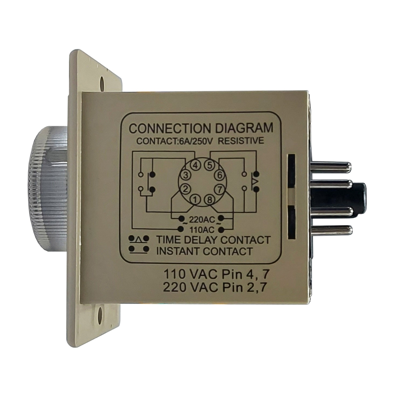 Temporizador Análogo 30 Segundos T&C | 110/220V AC - Ingecom Eléctricos SAS