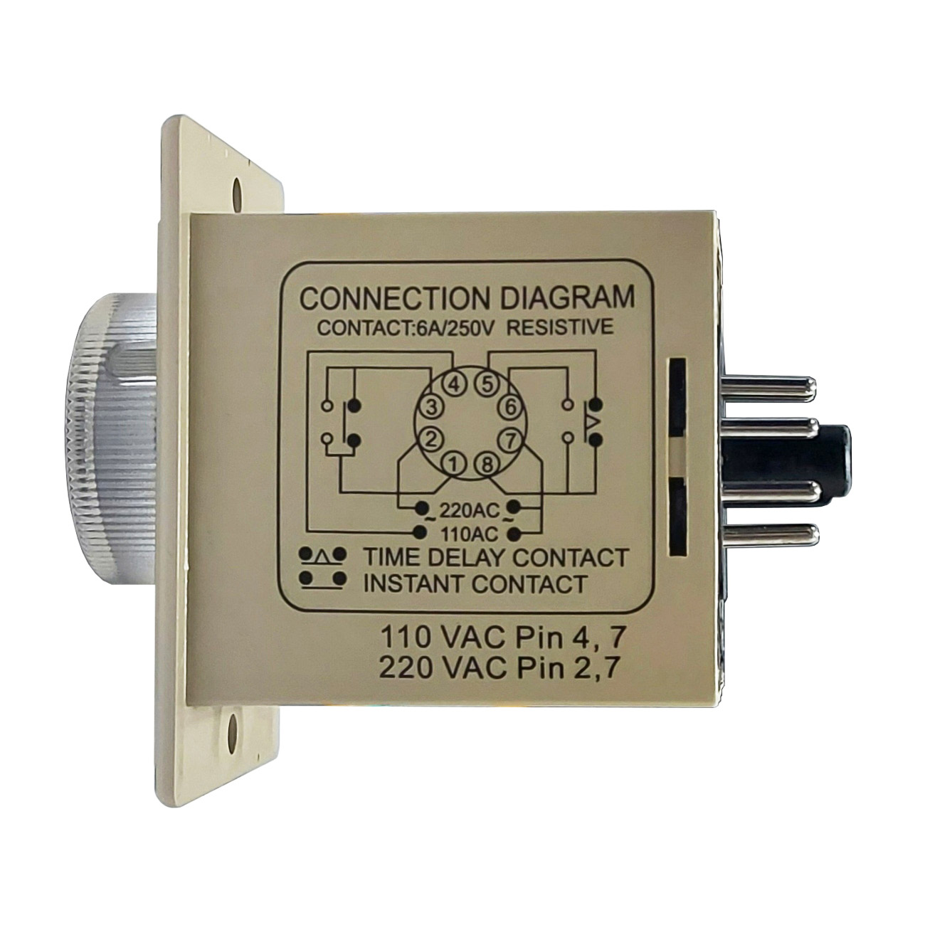 Temporizador Análogo 6 Minutos T&C | 110/220V AC - Ingecom Eléctricos SAS