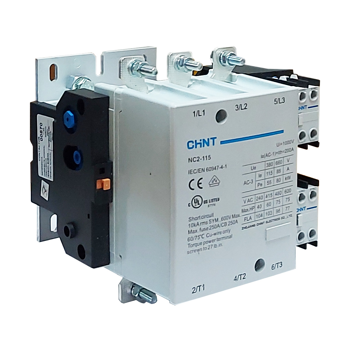 CONTACTOR CHINT 115A 110VAC - Ingecom Eléctricos SAS