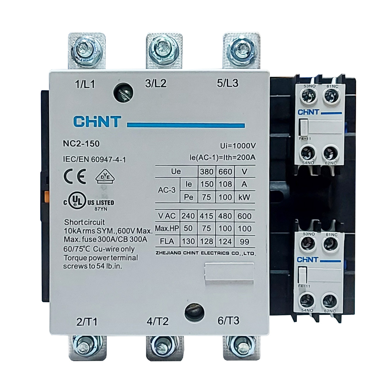 CONTACTOR CHINT 150A 110VAC - Ingecom Eléctricos SAS