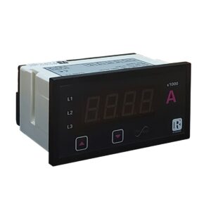 Amperímetro Digital 48x96mm Trifásico, Entrada 1/5 A – RISHABH - Ingecom Eléctricos SAS