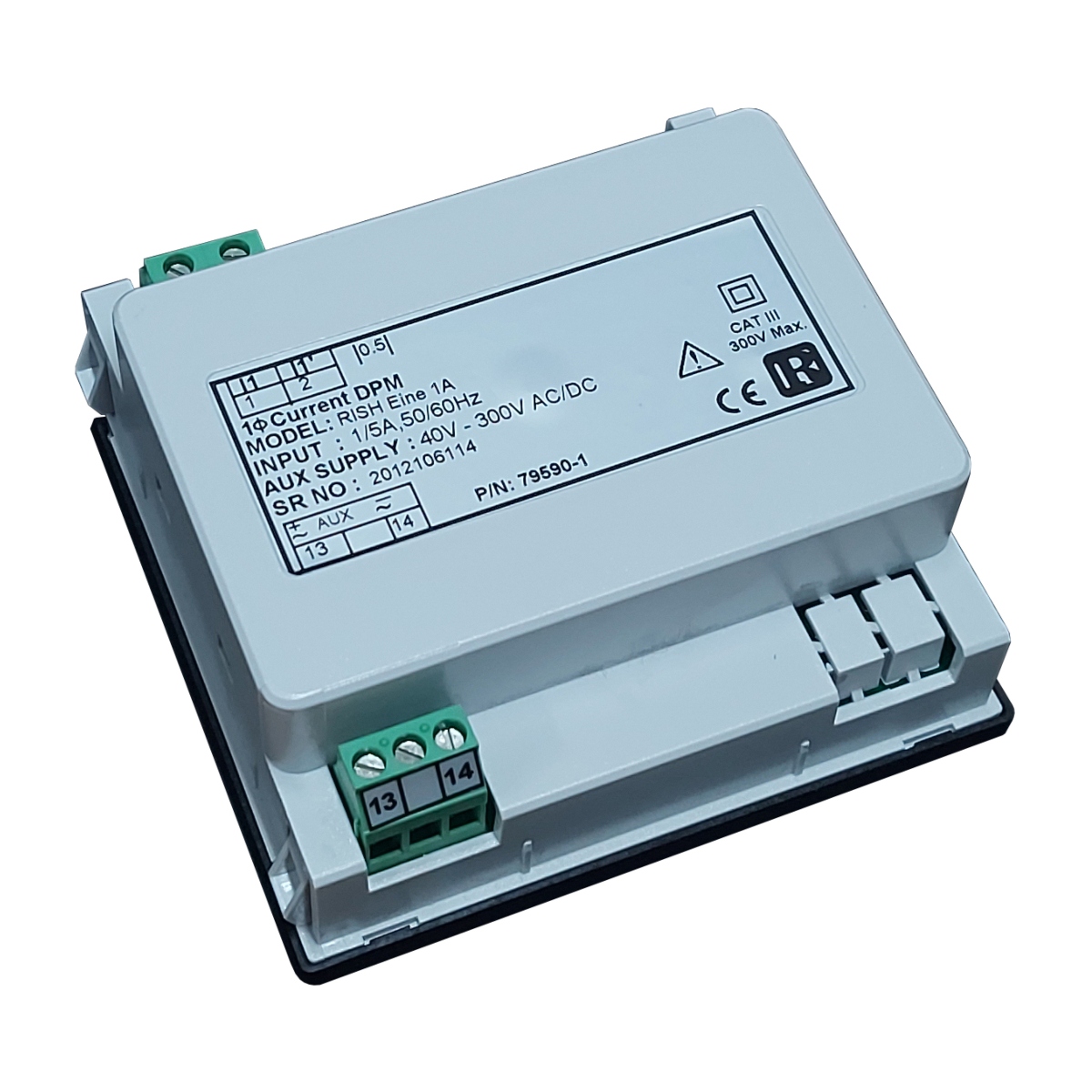Amperímetro Digital 96x96mm Monofásico, Entrada 1/5 A – RISHABH - Ingecom Eléctricos SAS