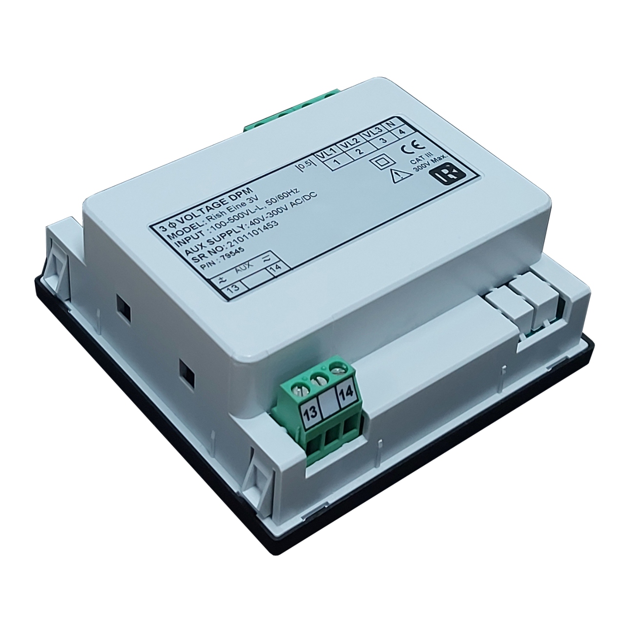 Voltímetro Digital 96x96mm Trifásico, Entrada 100 – 500V L-L | RISHABH - Ingecom Eléctricos SAS
