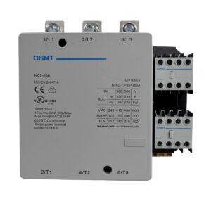 Contactor 330A AC3 220VAC VDE 2NA+2NC | CHINT