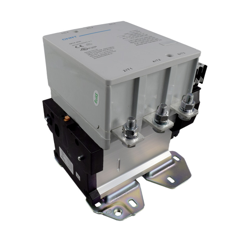 Contactor 400A AC3 220VAC VDE 2NA+2NC | CHINT - Imagen 2