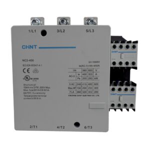 Contactor 400A AC3 220VAC VDE 2NA+2NC | CHINT