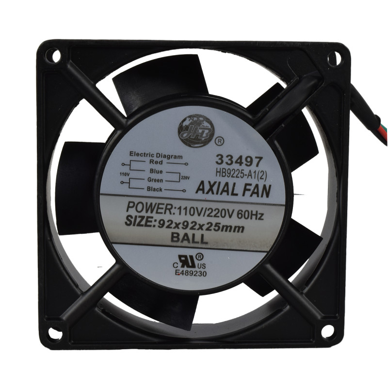 Ventilador Axial de Buje 110x110x25mm - 110/220V AC | EBCHQ - Imagen 2