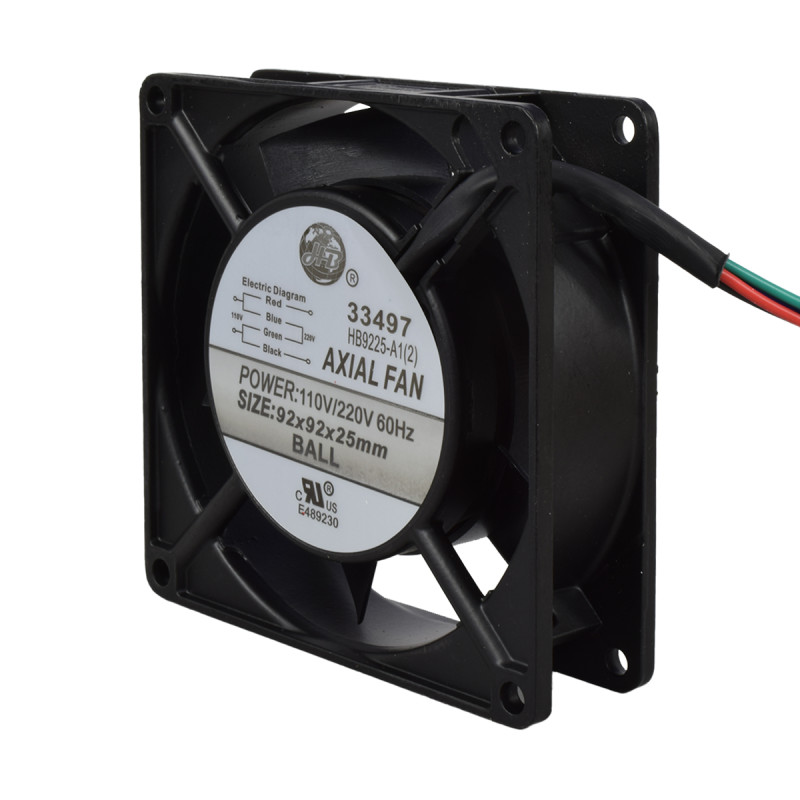 Ventilador Axial de Buje 110x110x25mm - 110/220V AC | EBCHQ - Imagen 3