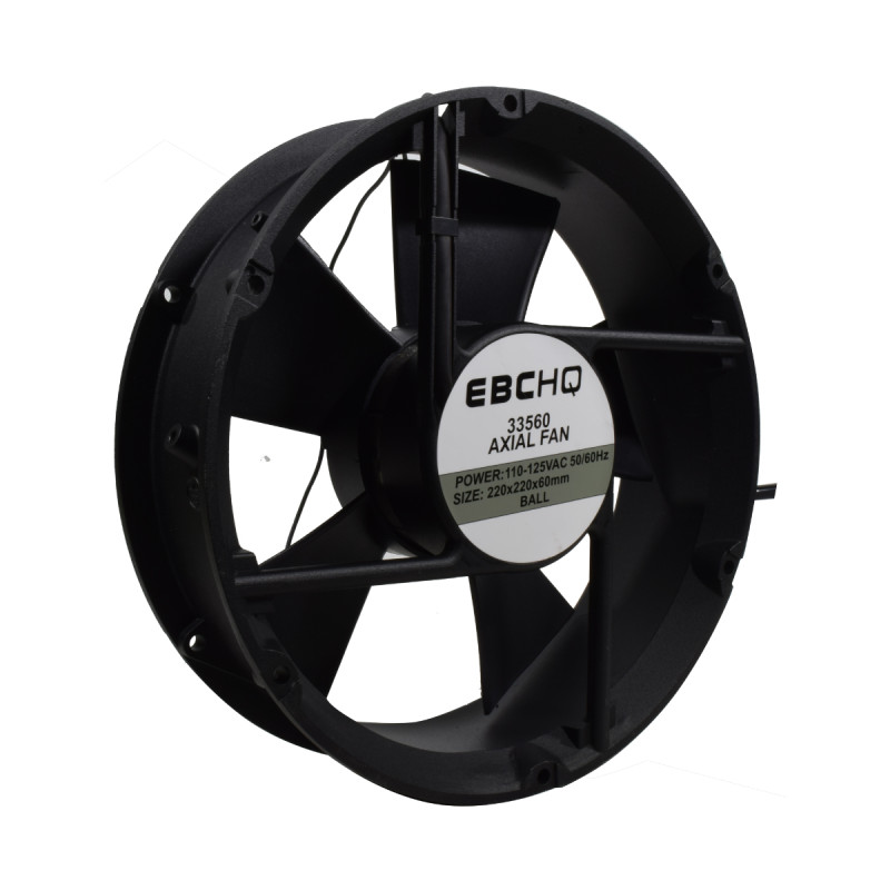 Ventilador Axial de Balineras 220x220x60mm - 110V AC | EBCHQ