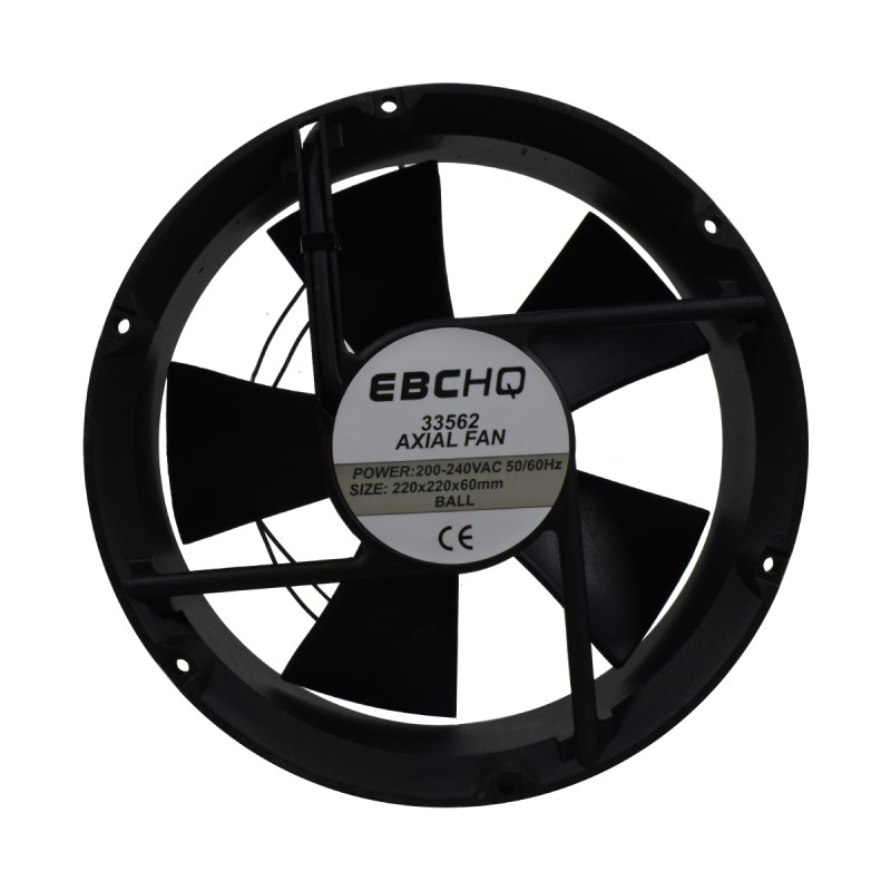 Ventilador Axial de Balineras 220x220x60mm - 220V AC | EBCHQ - Imagen 3