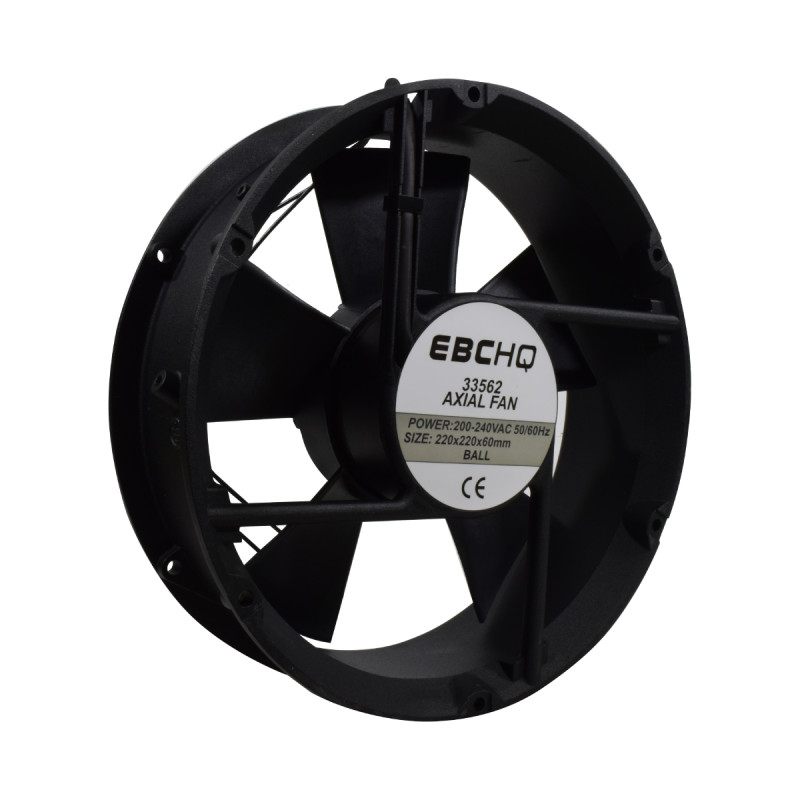 Ventilador Axial de Balineras 220x220x60mm - 220V AC | EBCHQ