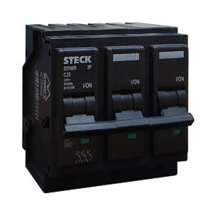 Taco Enchufable 3 Polos 20A - 10KA | STECK - Ingecom Eléctricos SAS