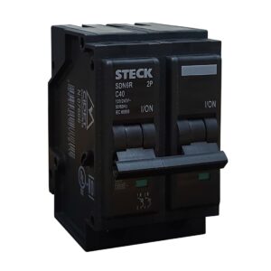 Taco Enchufable 2 Polos 40A - 10KA | STECK - Ingecom Eléctricos SAS