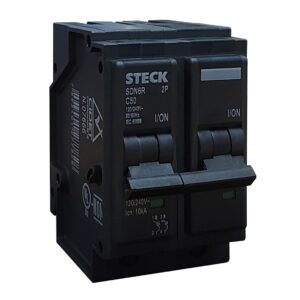Taco Enchufable 2 Polos 50A - 10KA | STECK - Ingecom Eléctricos SAS