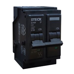 Taco Enchufable 2 Polos 20A - 10KA | STECK - Ingecom Eléctricos SAS