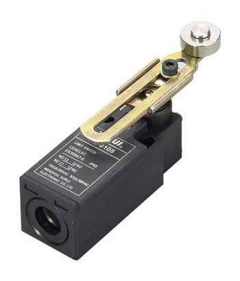 Final de Carrera Plástico Palanca Metálica Ajustable y Roldana Metálica XURUI | XZ-9108 - Ingecom Eléctricos SAS