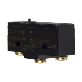 Microswitch Tipo Estándar de Pin 15A/125V - EBCHQ | Z-15G-B - Ingecom Eléctricos SAS