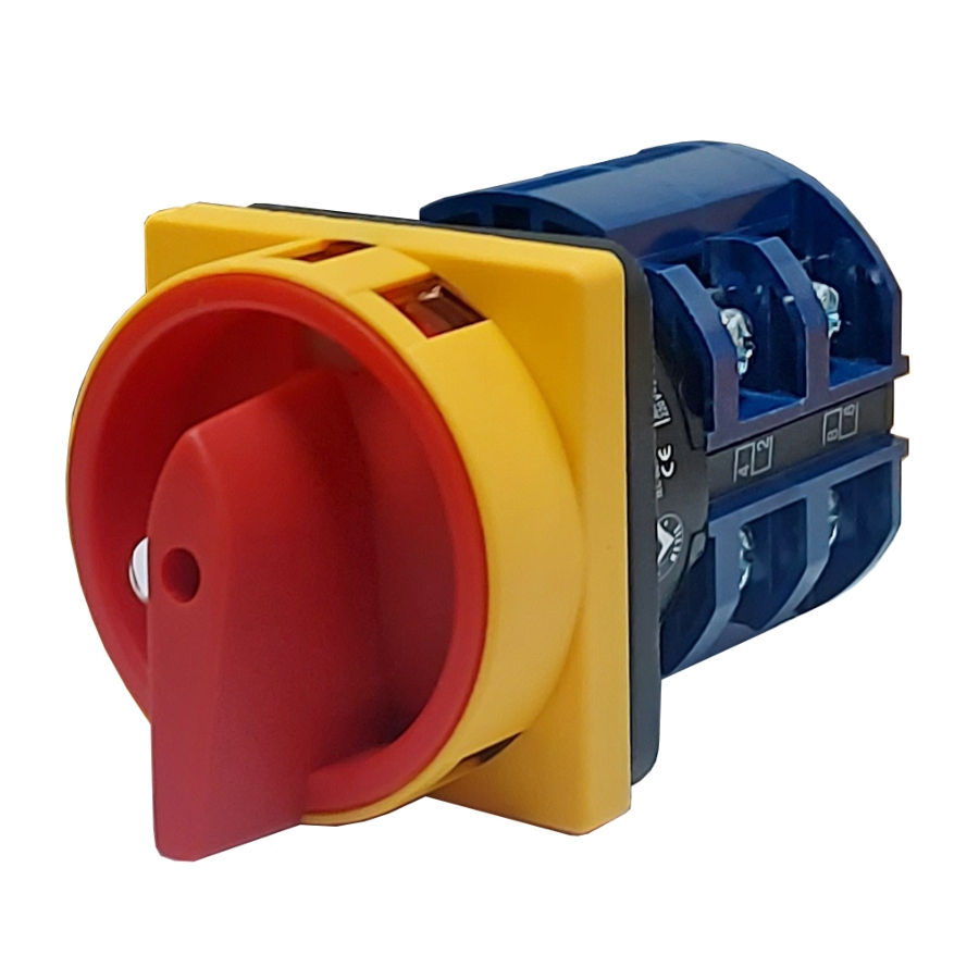 Interruptor Rotativo para Candado 4 Polos / ON - OFF / 63A / 64x64mm | EBCHQ - Ingecom Eléctricos SAS