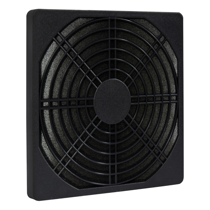 Rejilla Plástica con Filtro para Ventilador Axial 120x120mm | EBCHQ