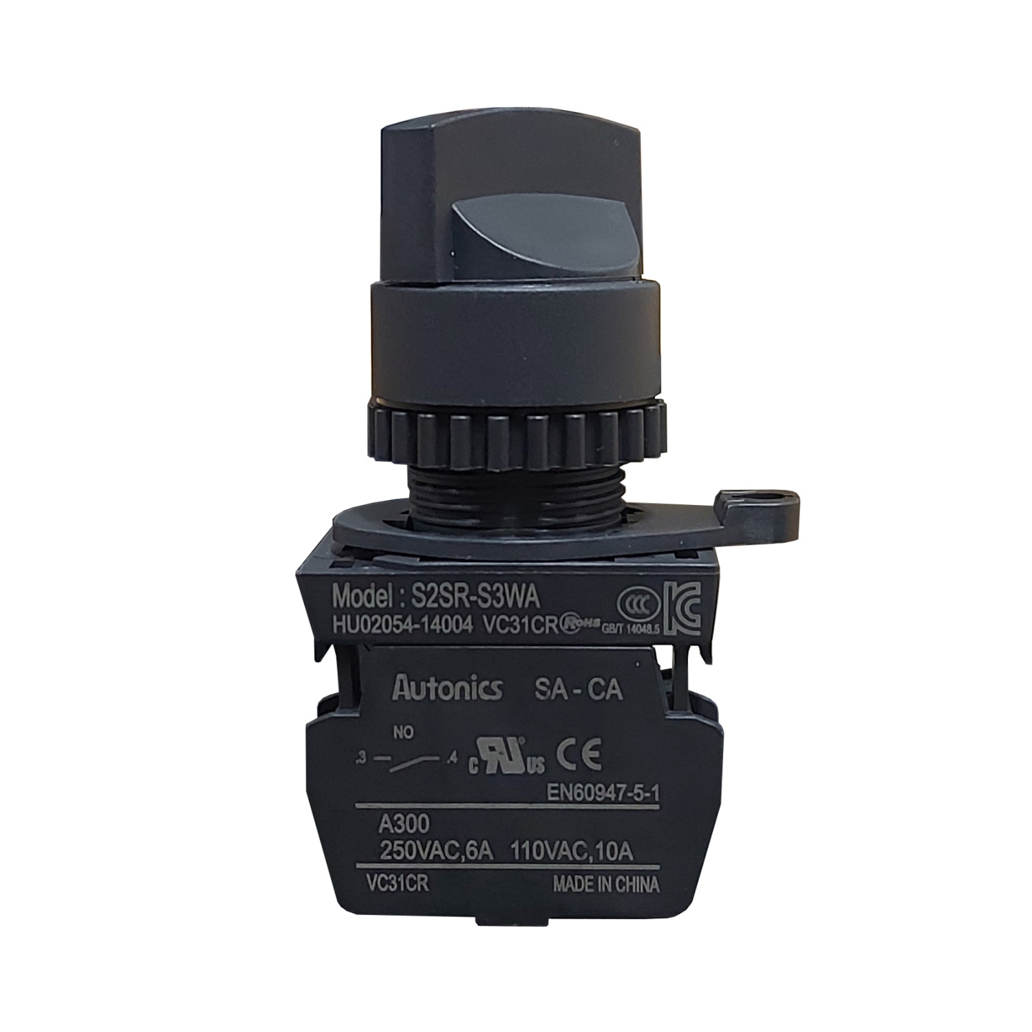 Selector de Muletilla 22mm | 2 Posiciones - AUTONICS - Ingecom Eléctricos SAS