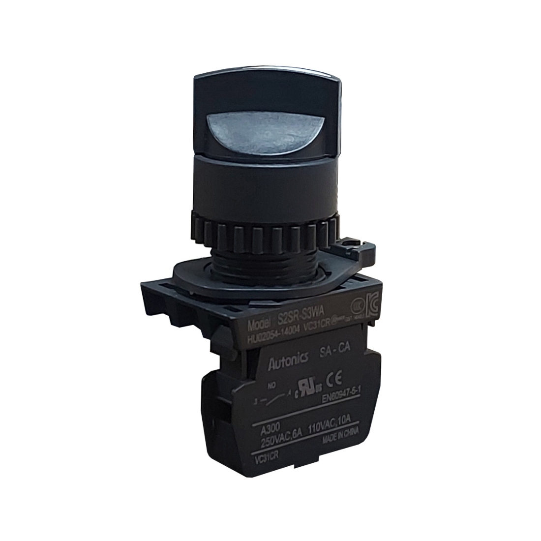 Selector de Muletilla 22mm | 2 Posiciones - AUTONICS - Ingecom Eléctricos SAS