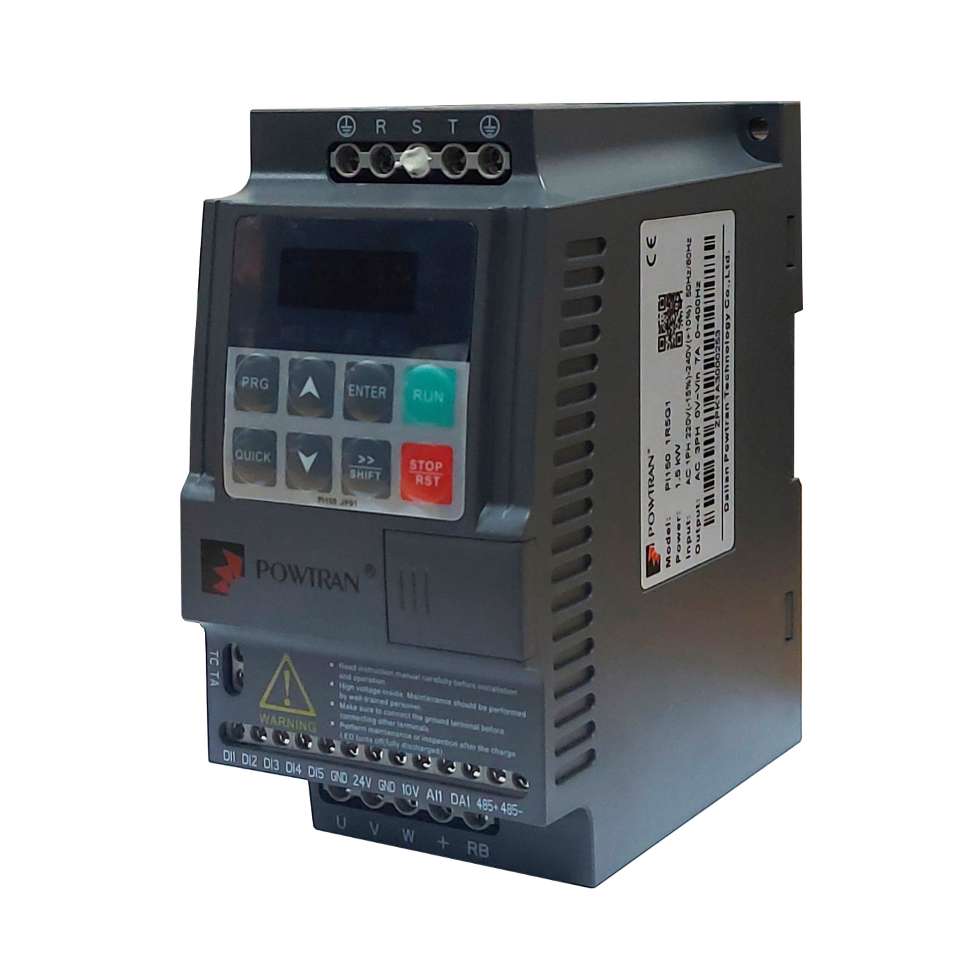 Variador POWTRAN PI150 / 2 HP / 7 Amp / Entrada y Salida: 220V AC - Ingecom Eléctricos SAS