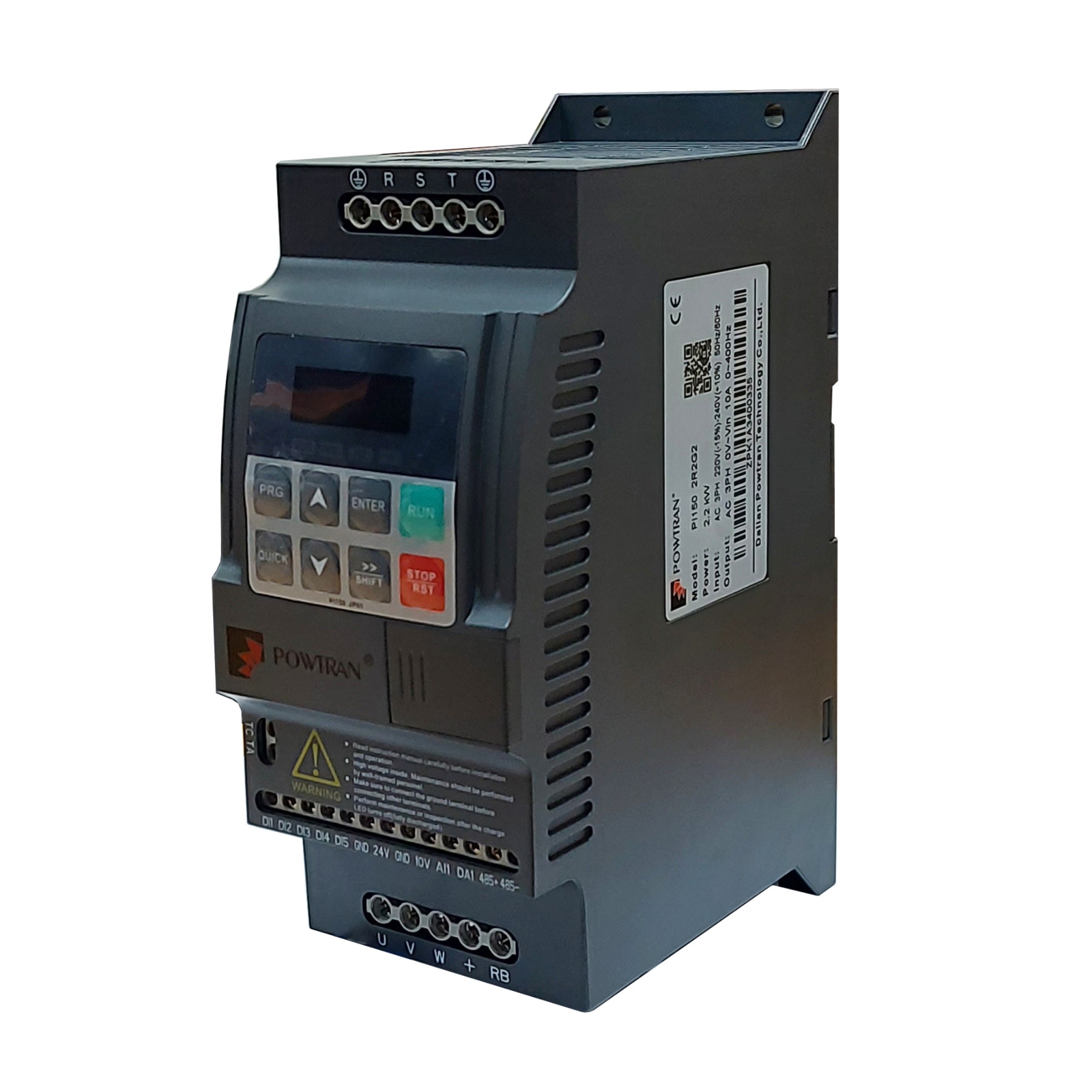 Variador POWTRAN PI150 / 3 HP / 5,1 Amp / Entrada y Salida: 440V AC / Con unidad de frenado - Ingecom Eléctricos SAS