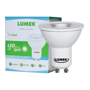 BOMBILLO LED 6W DICROICO LUZ BLANCA ECO-SPOT LUMEK