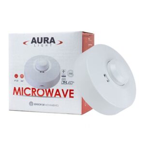 SENSOR DE MOVIMIENTO MICROWAVE TECHO ASM01