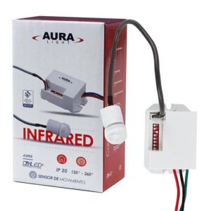 SENSOR DE MOVIMIENTO INFRAROJO PARED ASR05