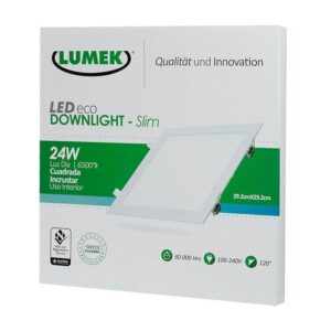 PANEL LED 24W CUADRADO DE INCRUSTAR LUMEK
