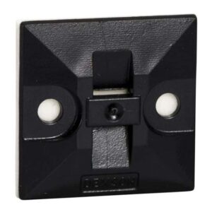 BASE ADHESIVAS NEGRA DEXSON - 100 UNDS