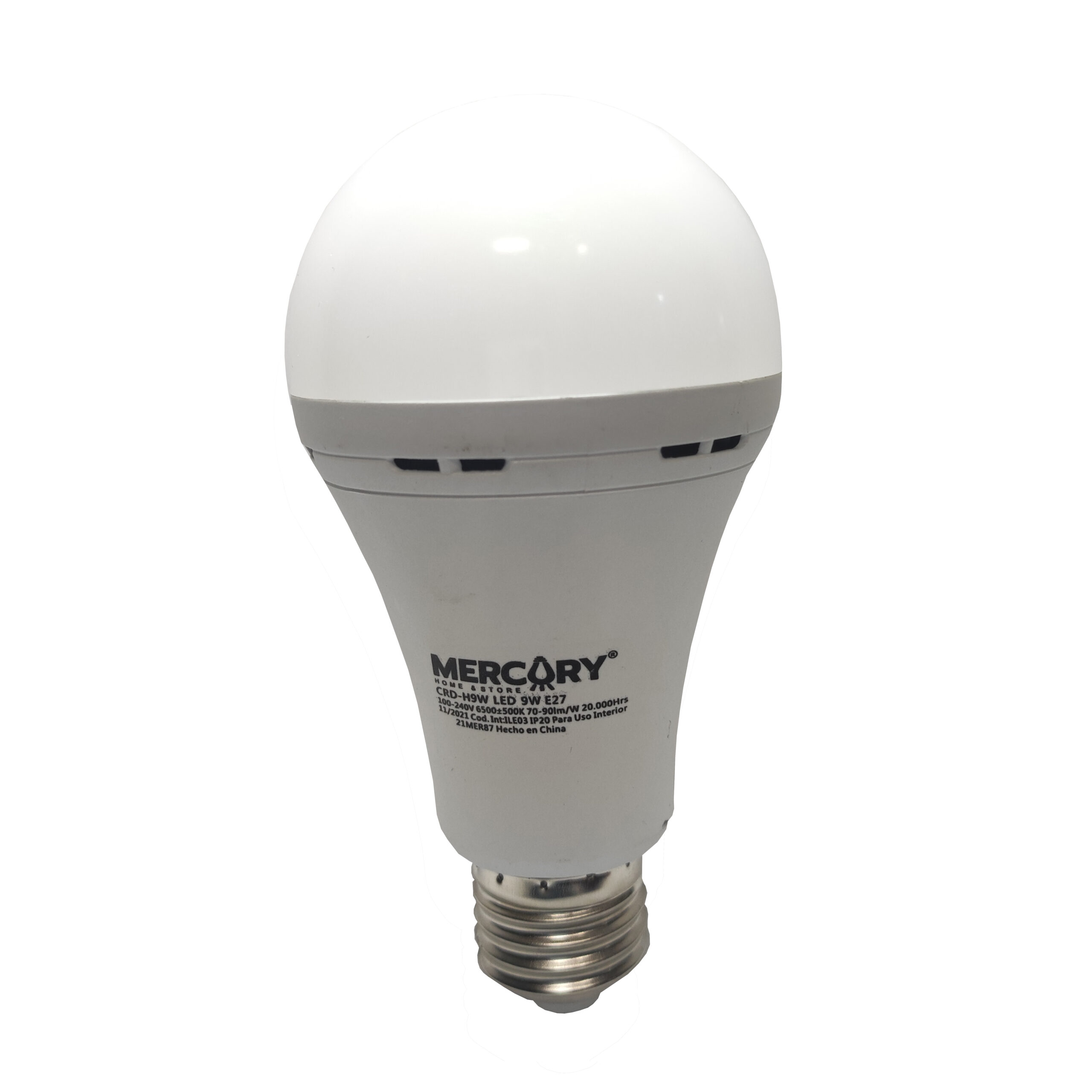 BOMBILLO LED EMERGENCIA 9W MERCURY