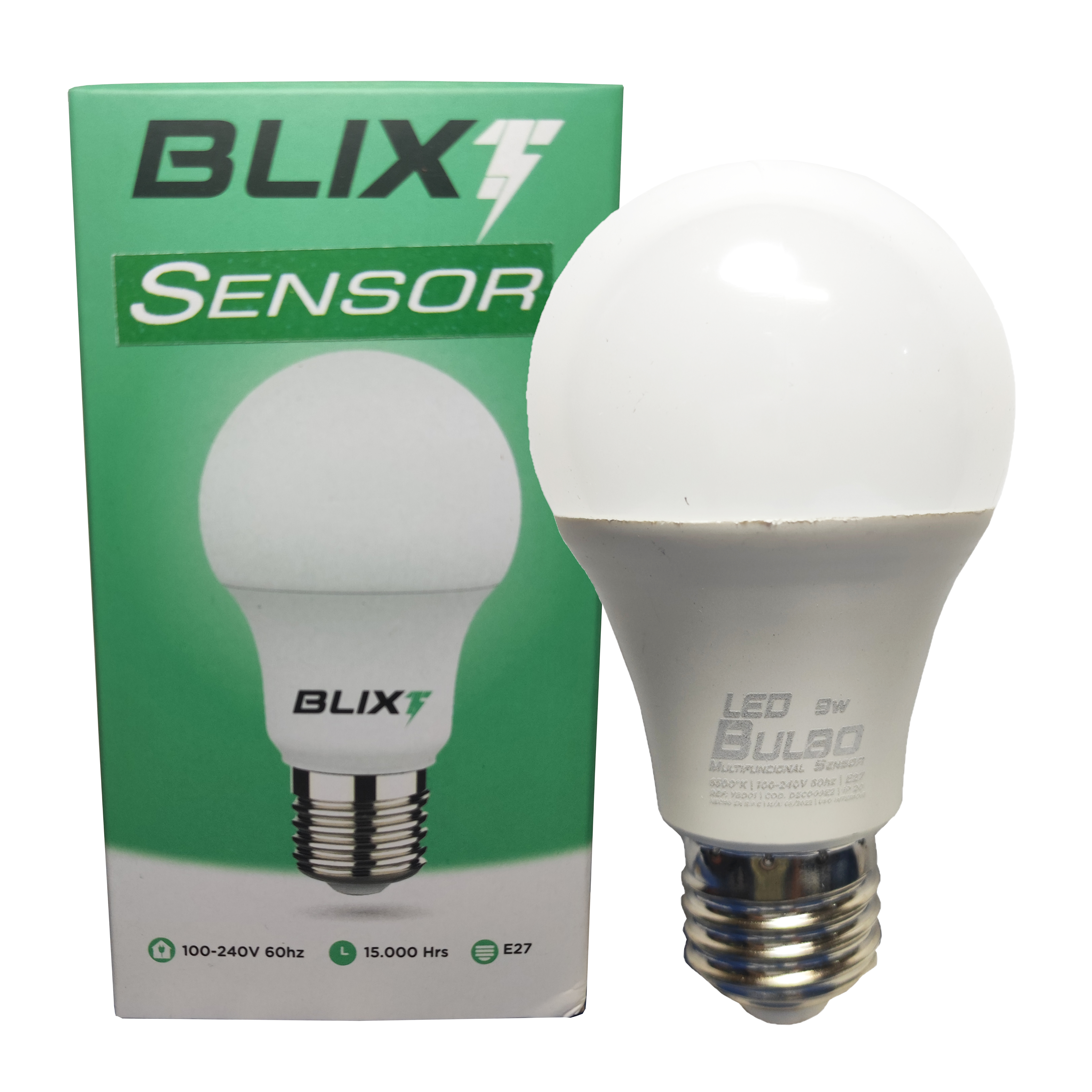 BOMBILLO LED ECO SENSOR 9W BLIX