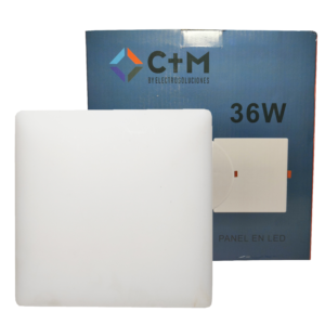 PANEL LED 36W CUADRADO DE INCRUSTAR C+M
