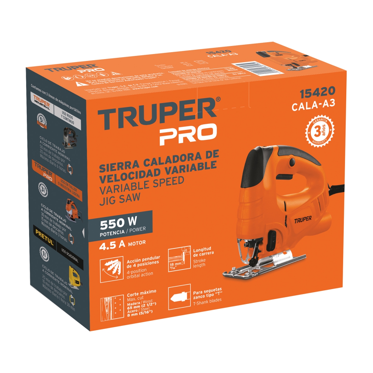 Sierra Caladora 550W TRUPER