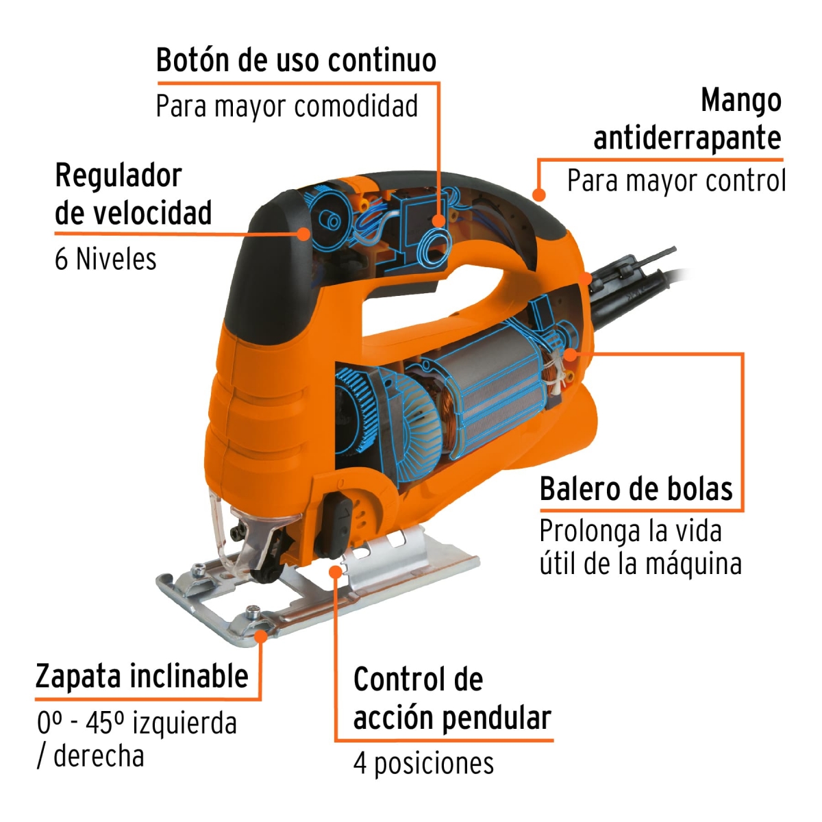 Sierra Caladora 550W TRUPER