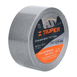 Cinta para ducto 30m Gris TRUPER