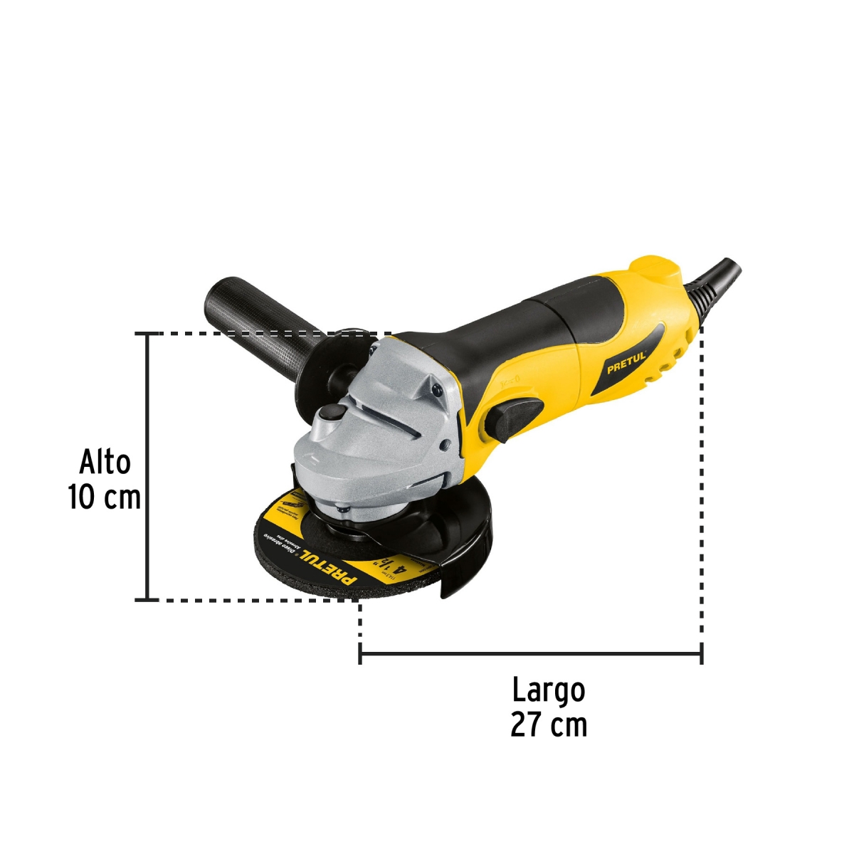 Pulidora Angular 700W PRETUL