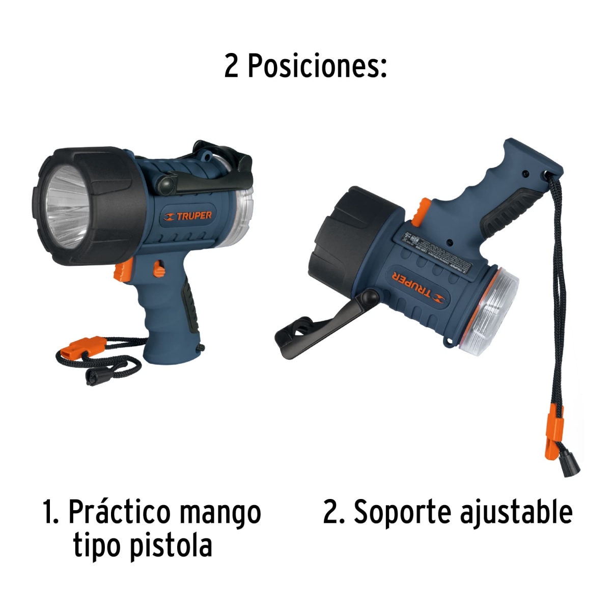 Lampara Plastica Reflectora 300lm TRUPER